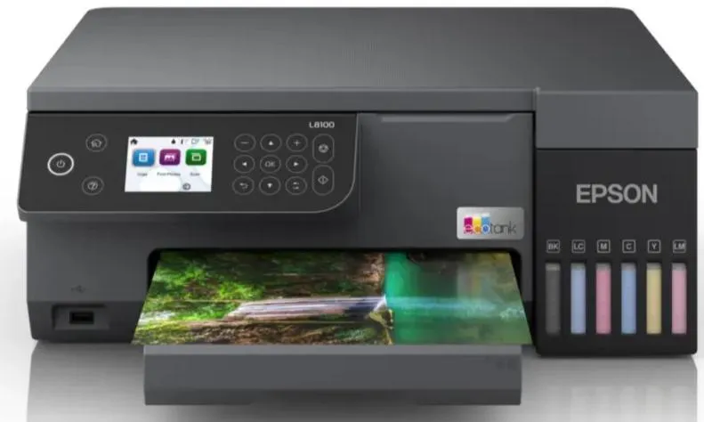 Багатофункціональний пристрій А4 кол. Epson EcoTank L8100 Wi-Fi (C11CK94401) - мініатюра 2