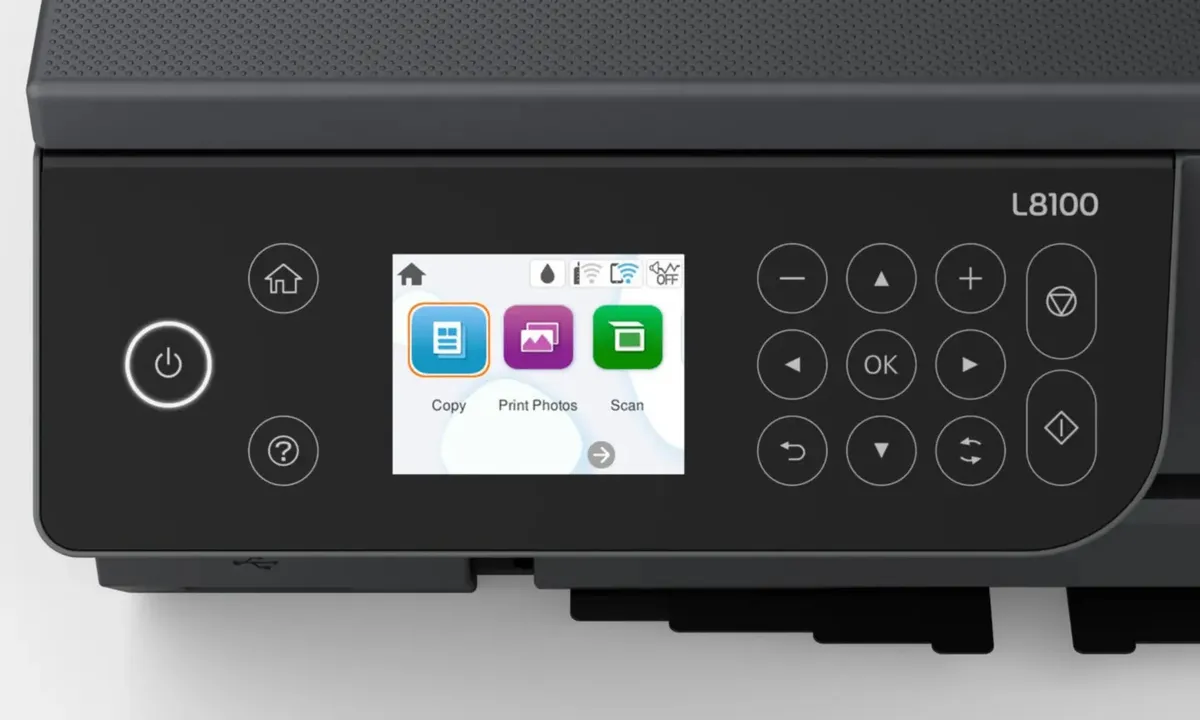 Багатофункціональний пристрій А4 кол. Epson EcoTank L8100 Wi-Fi (C11CK94401) - мініатюра 7