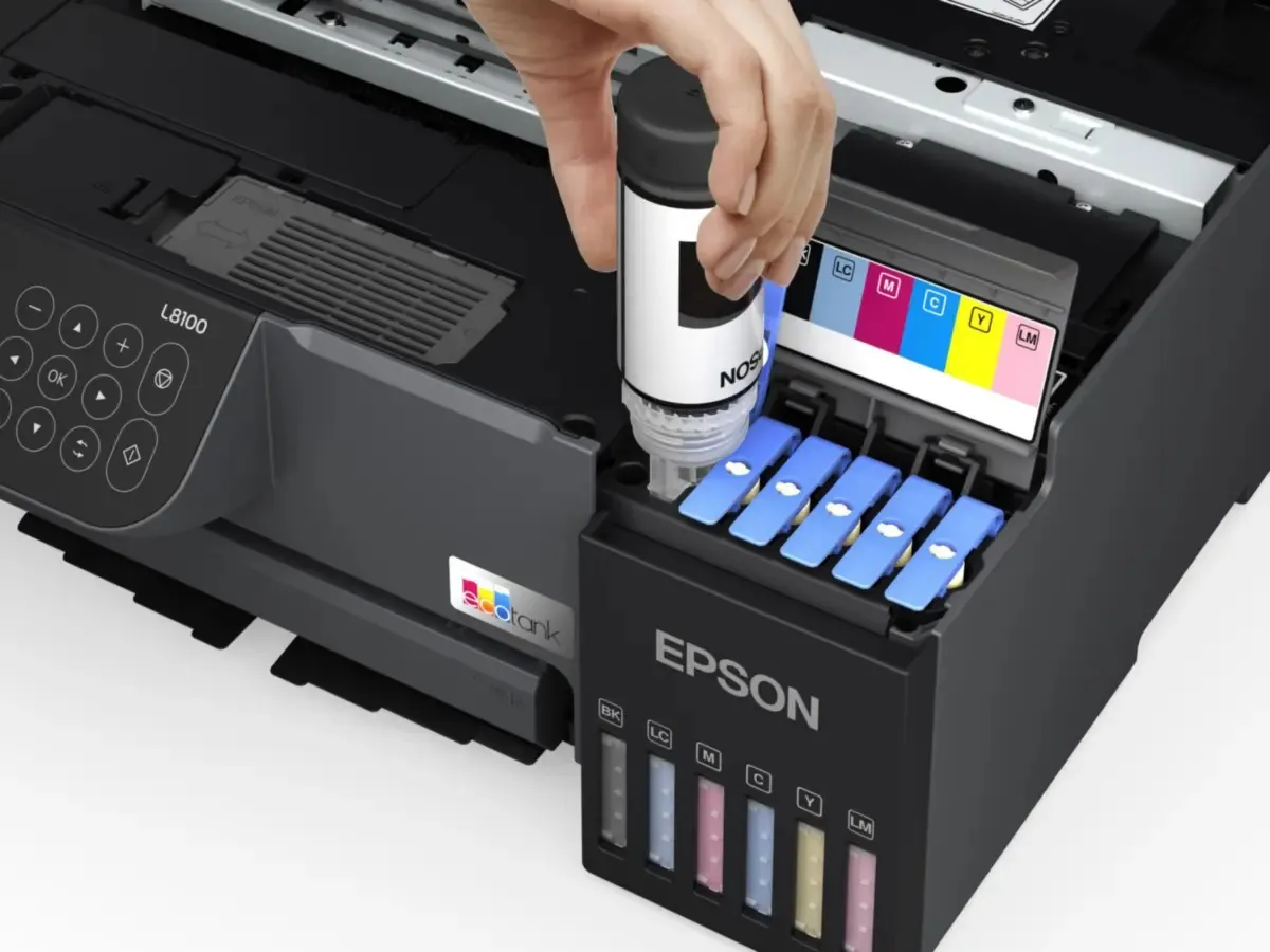 Багатофункціональний пристрій А4 кол. Epson EcoTank L8100 Wi-Fi (C11CK94401) - мініатюра 8