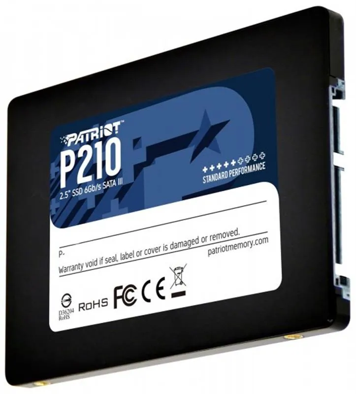 Накопичувач SSD 1TB Patriot P210 2.5" SATAIII TLC (P210S1TB25) - мініатюра 4