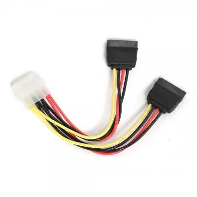 Кабель живлення Molex to 2xSATA power 0.3m Cablexpert (CC-SATA-PSY-0.3M) - мініатюра 3