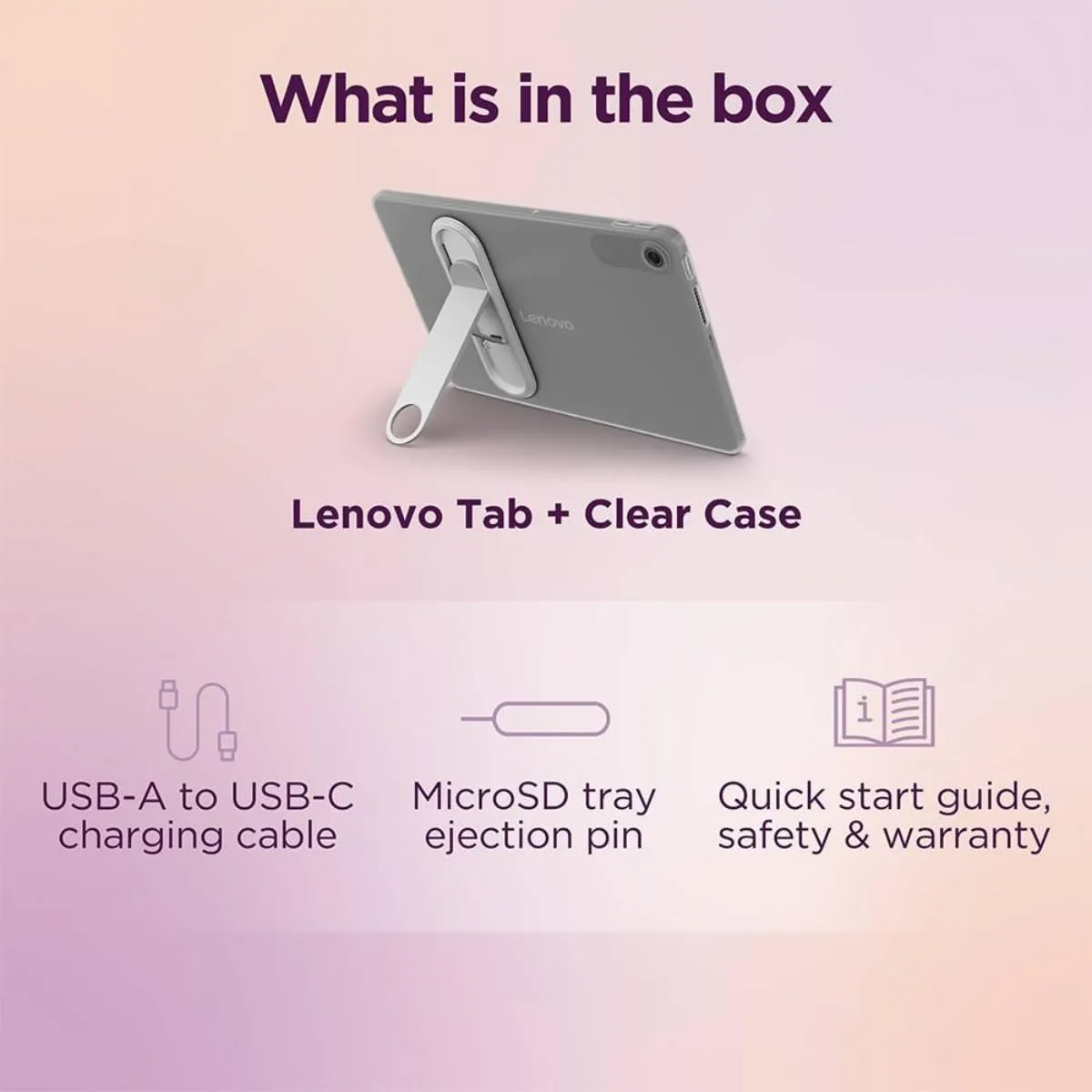 Планшет Lenovo Tab TB311FU 8/128GB Luna Grey + Clear Case (ZAEH0195UA) - мініатюра 12