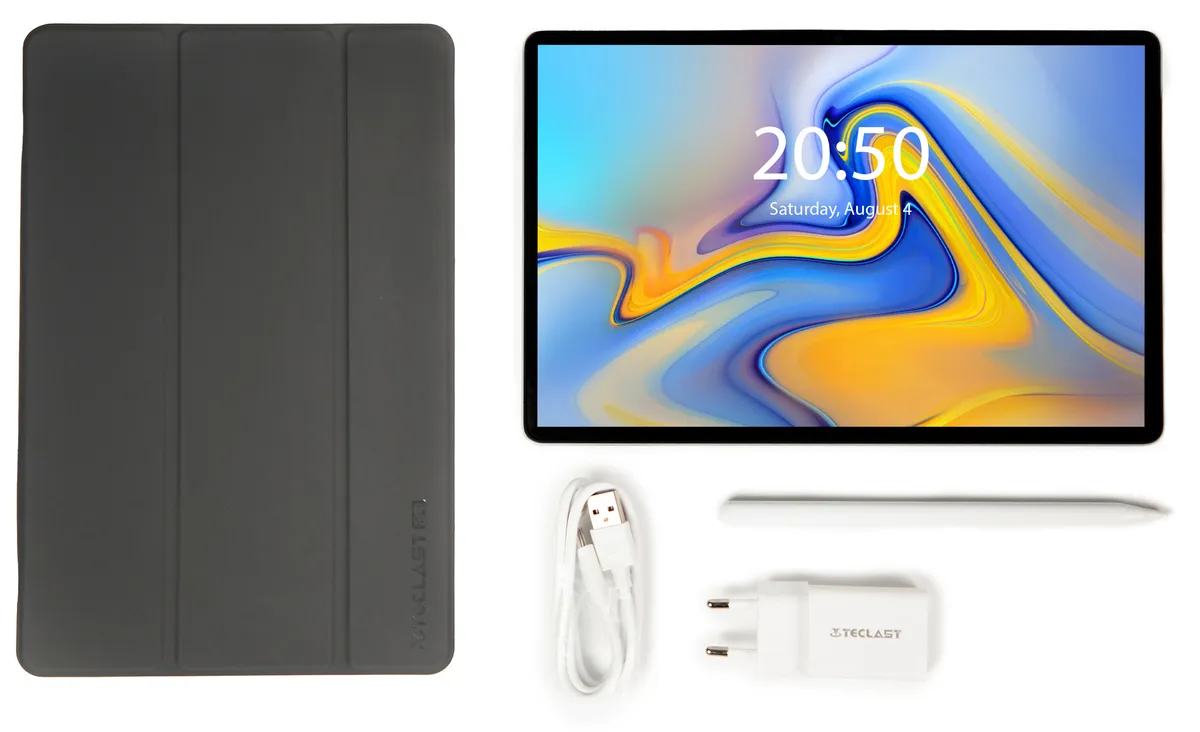 Планшет Teclast M50 8/128GB 4G Dual Sim Aqua Blue (M5H5CS/TL-112841) з чохлом та стілусом - зображення 1