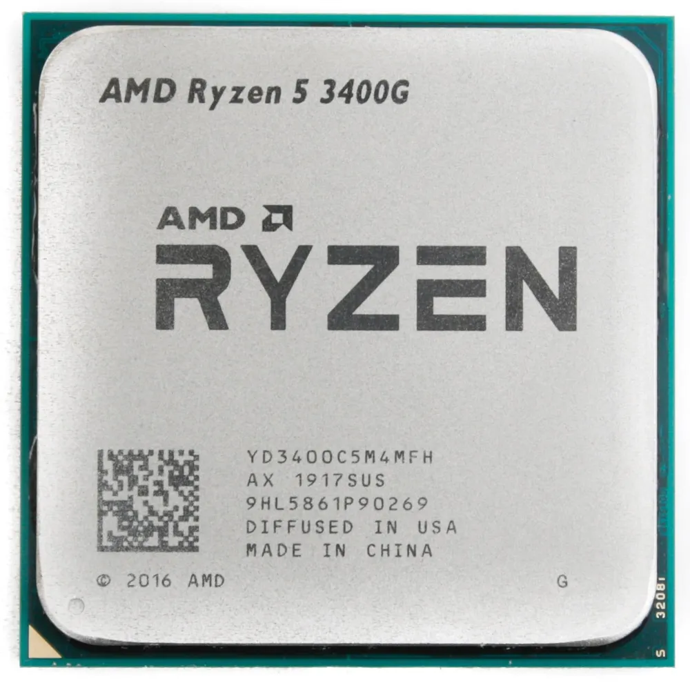 Процесор AMD Ryzen 5 3400G (3.7GHz 4MB 65W AM4) Tray (YD3400C5M4MFH) - мініатюра 2