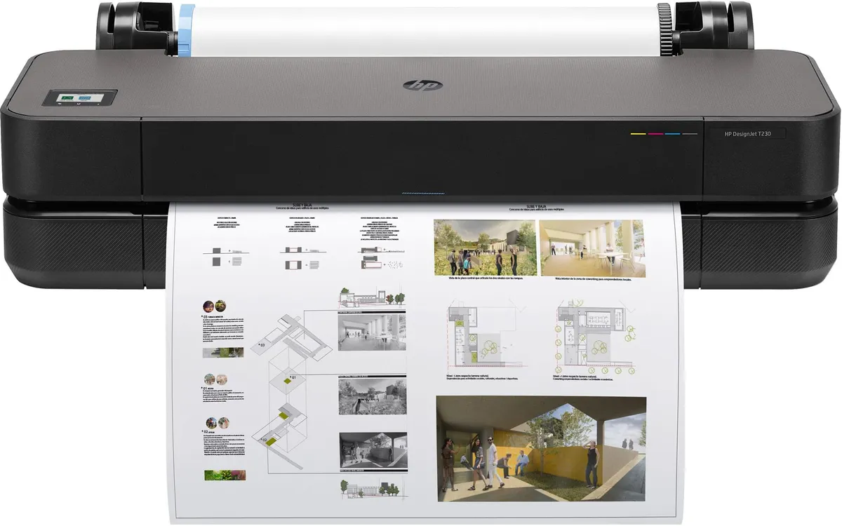 Принтер A1 HP DesignJet T230 з Wi-Fi (5HB07D) - мініатюра 2