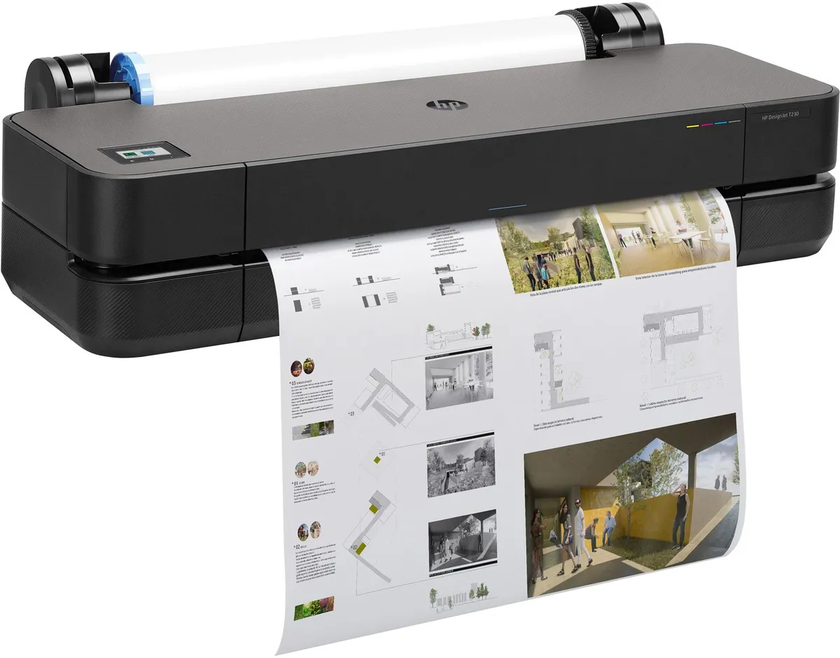 Принтер A1 HP DesignJet T230 з Wi-Fi (5HB07D) - мініатюра 3