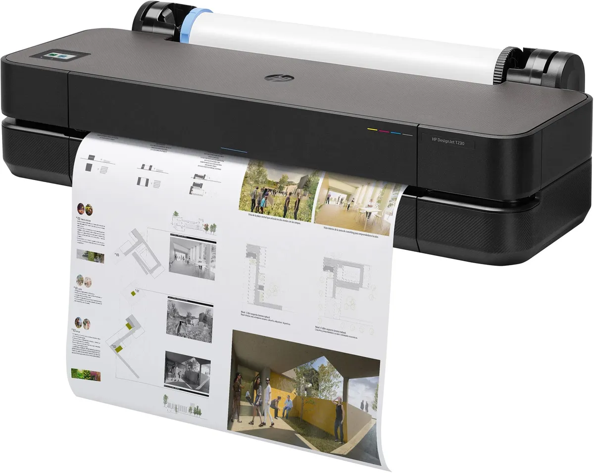 Принтер A1 HP DesignJet T230 з Wi-Fi (5HB07D) - мініатюра 4