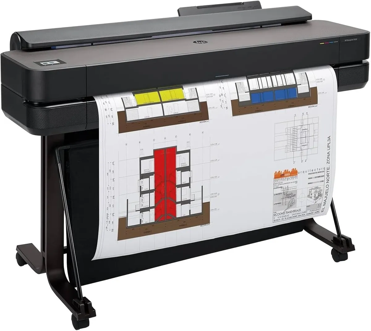Плотер кол. HP DesignJet T630 з Wi-Fi (5HB11D) - мініатюра 2