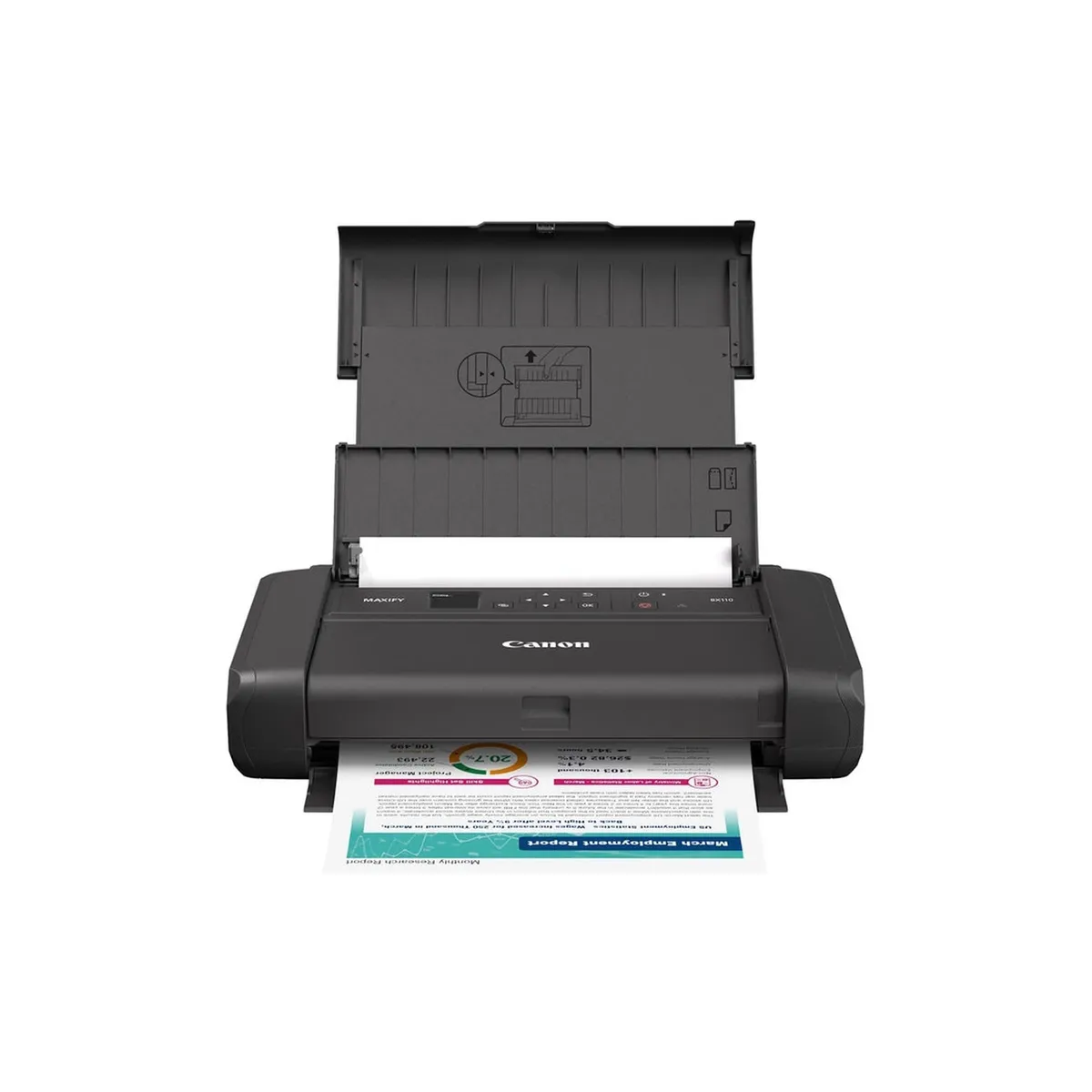 Принтер А4 кол. Canon Maxify BX110 with Battery з Wi-Fi (7069C027) - зображення 1