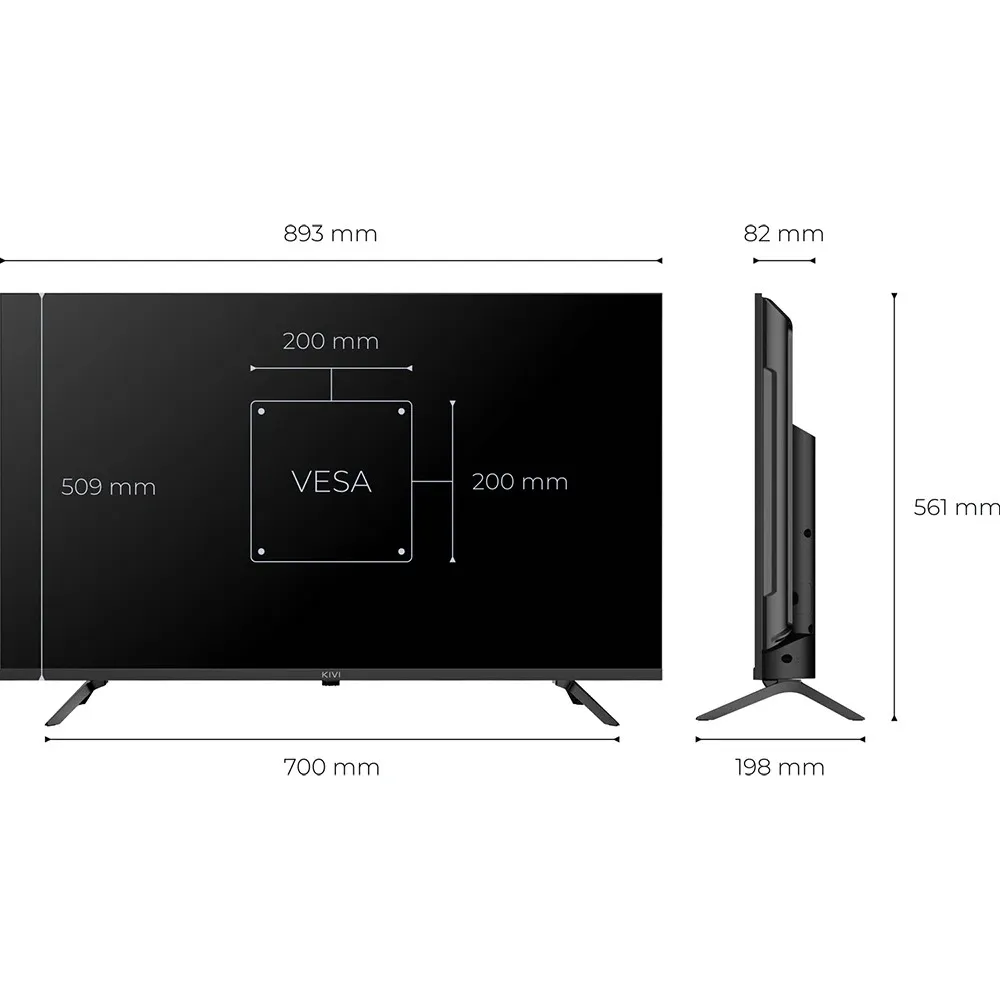Телевізор Kivi 40F820KB - мініатюра 4