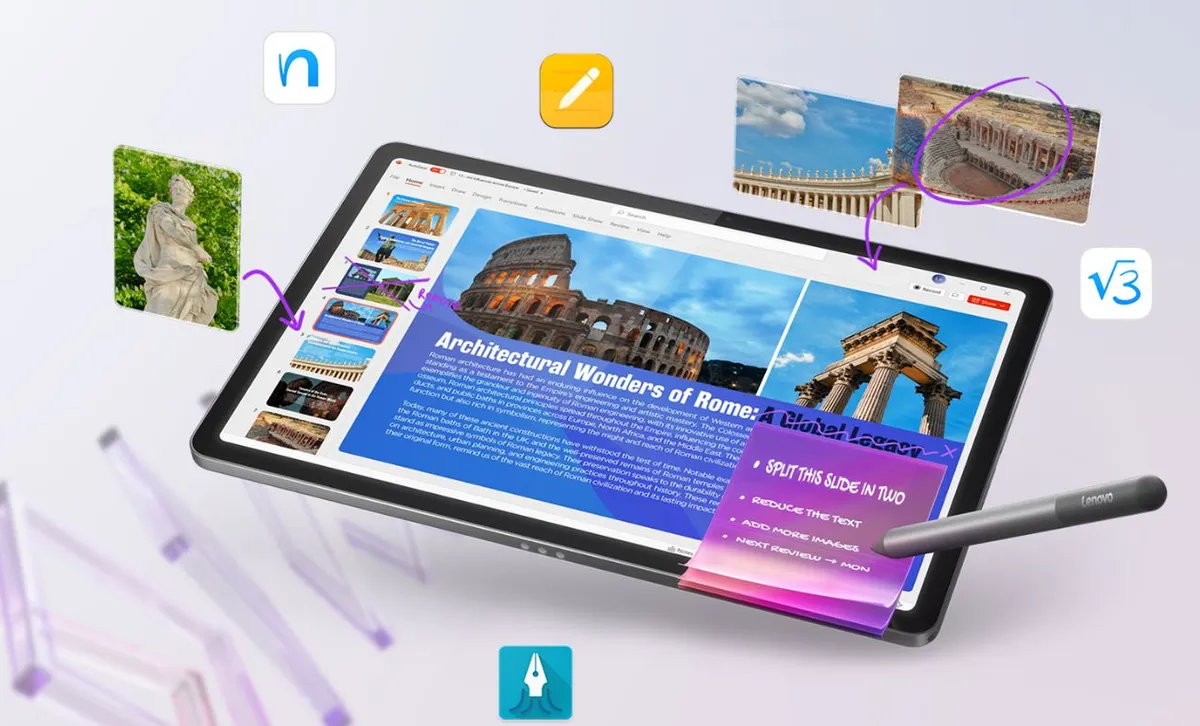 Планшет Lenovo Idea Tab Plus TB361FU 8/256GB Luna Grey + Pen (ZAG70055UA) - мініатюра 14