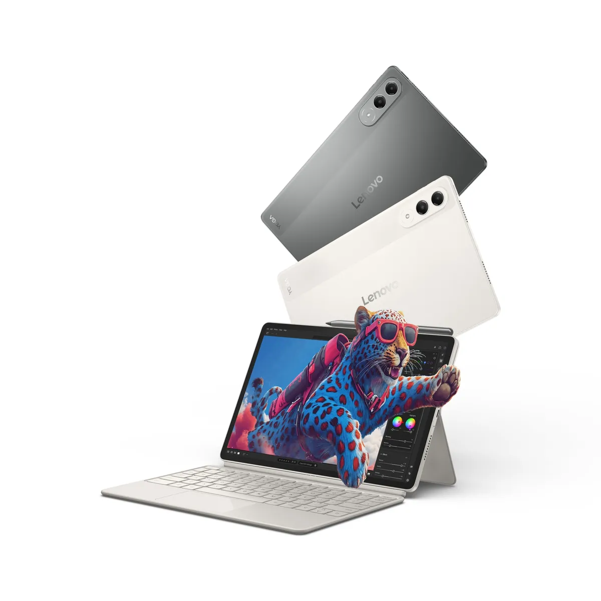 Планшет Lenovo Yoga Tab TB710FU 8/256GB Seashell + Keyboard&Pen (ZAG60147UA) - мініатюра 11