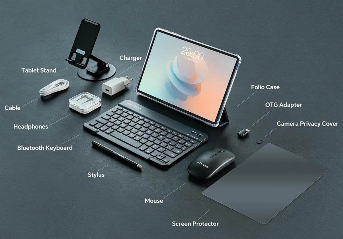 Планшет Teclast P50 Kit 4/128GB 4G Dual Sim Sky Blue (6940709688519) - мініатюра 8