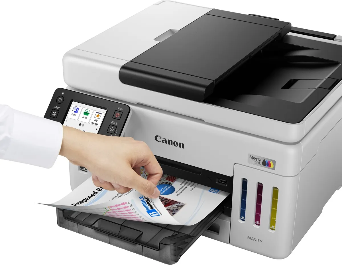Багатофункційний пристрій А4 кол. Canon Maxify GX6140 з Wi-Fi (6882C009) - мініатюра 11