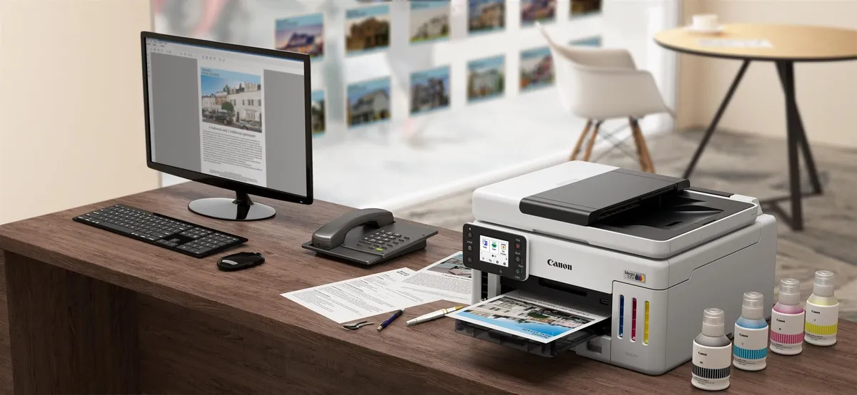 Багатофункційний пристрій А4 кол. Canon Maxify GX6140 з Wi-Fi (6882C009) - мініатюра 16