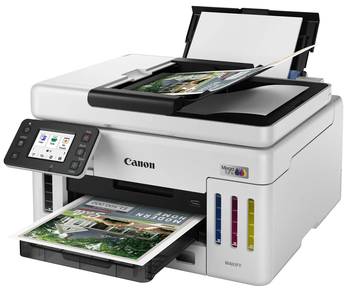 Багатофункційний пристрій А4 кол. Canon Maxify GX6140 з Wi-Fi (6882C009) - мініатюра 7