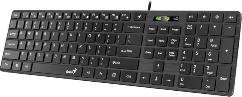 Клавіатура Genius SlimStar 126 Black USB (31310017407) - мініатюра 2