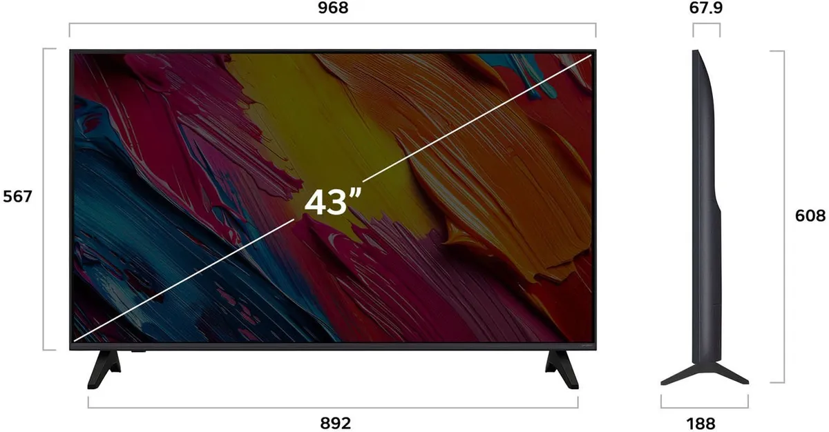 Телевізор LG 43QNED70A6A - мініатюра 4