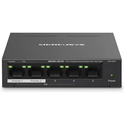 Комутатор Mercusys MS105GP - зображення 1