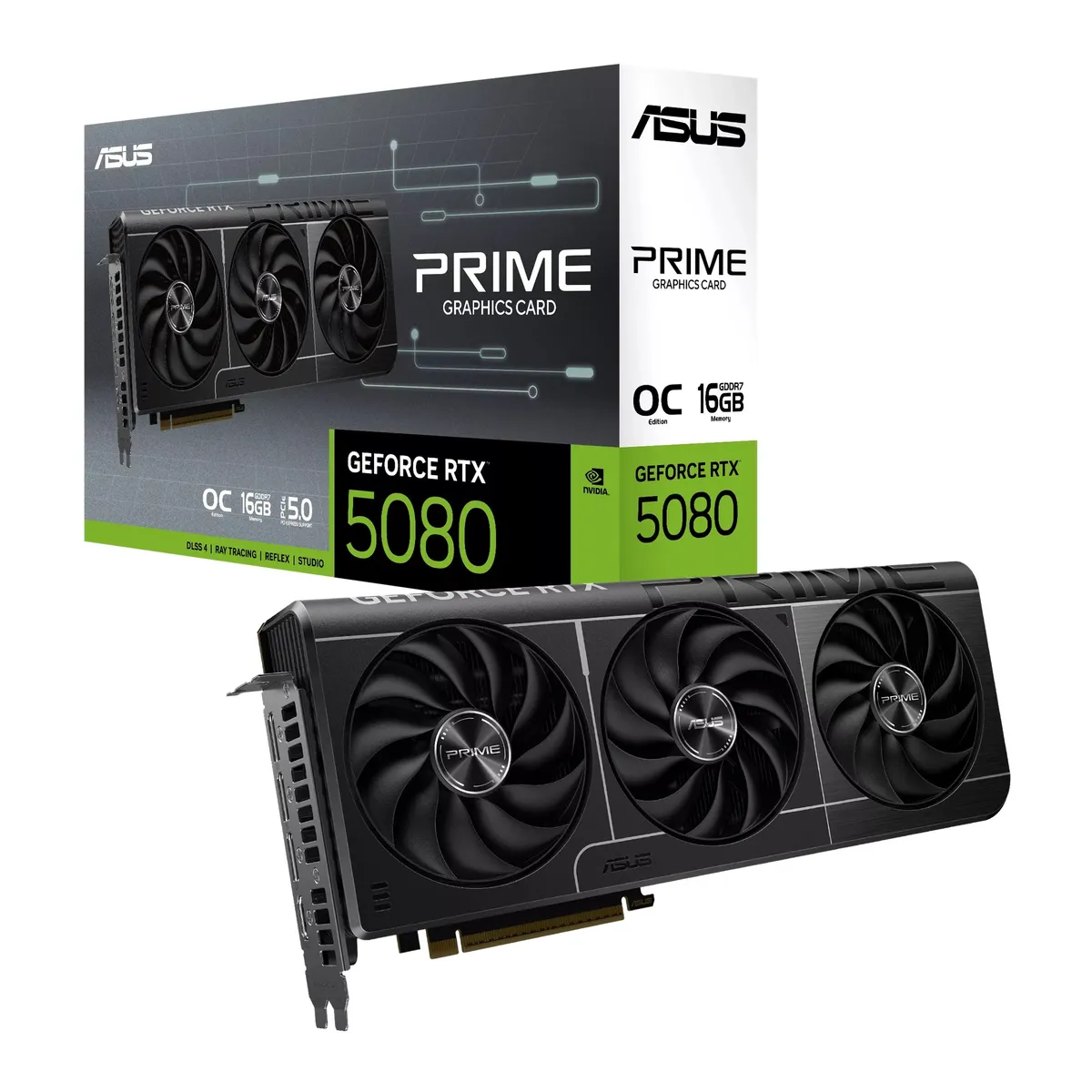 Відеокарта GF RTX 5080 16GB GDDR7 Prime Evo OC Asus (PRIME-RTX5080-O16G-EVO) - зображення 1