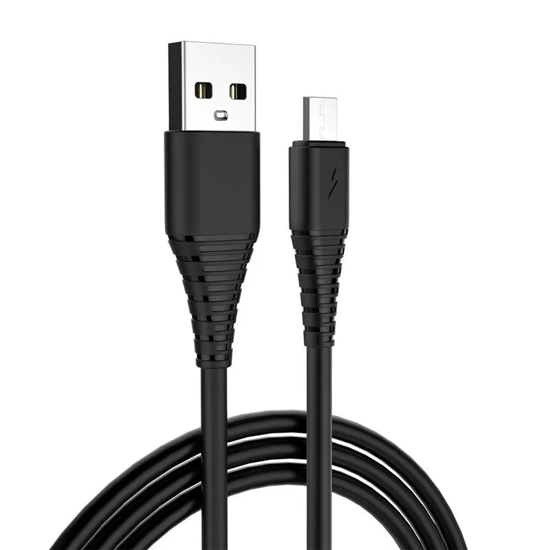 Кабель ColorWay USB - microUSB (M/M) (PVC), 2.4А, 1 м, Black (CW-CBUM025-BK) - зображення 1