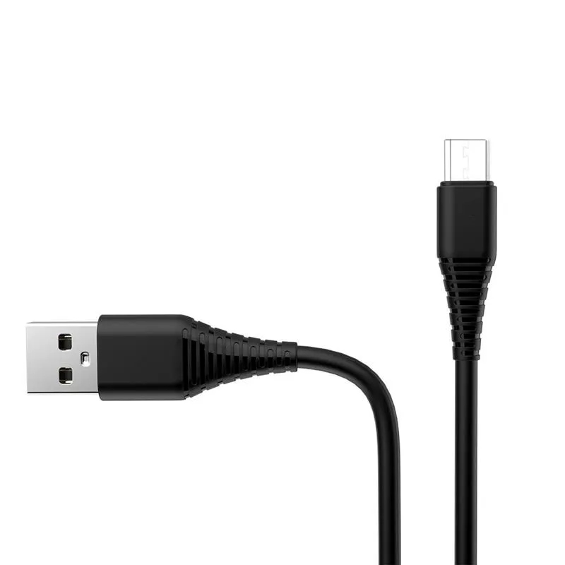 Кабель ColorWay USB - microUSB (M/M) (PVC), 2.4А, 1 м, Black (CW-CBUM025-BK) - мініатюра 3