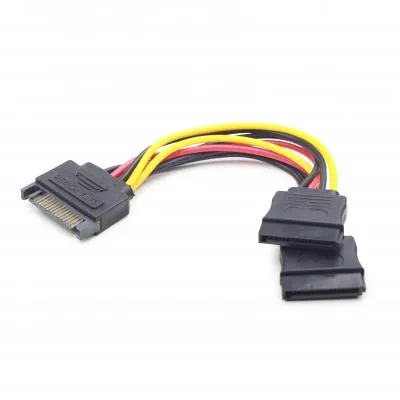 Кабель живлення SATA power 0.15m Cablexpert (CC-SATAM2F-01) - мініатюра 3
