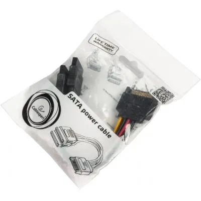 Кабель живлення SATA power 0.15m Cablexpert (CC-SATAM2F-01) - мініатюра 4