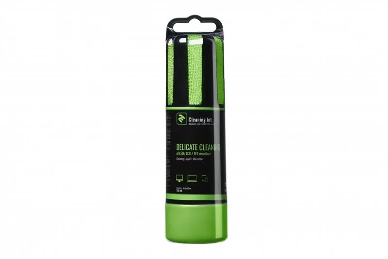 Набір для чищення 2E (2E-SK150GR) LED / LCD + серветка 15х15 см Green - зображення 1