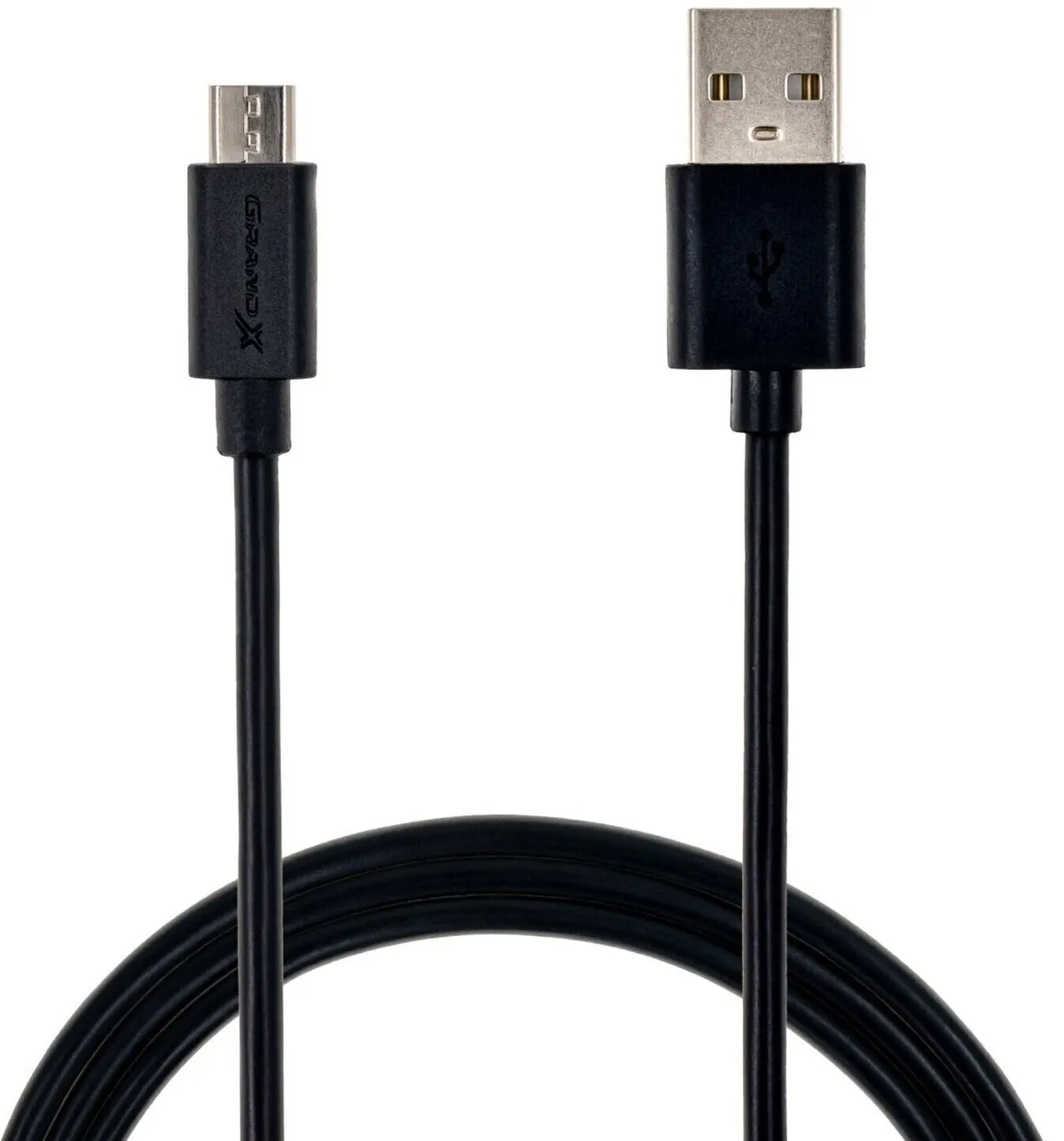 Кабель Grand-X USB - micro USB (M/M), Cu, 2.5 м, Black (PM025B) - зображення 1