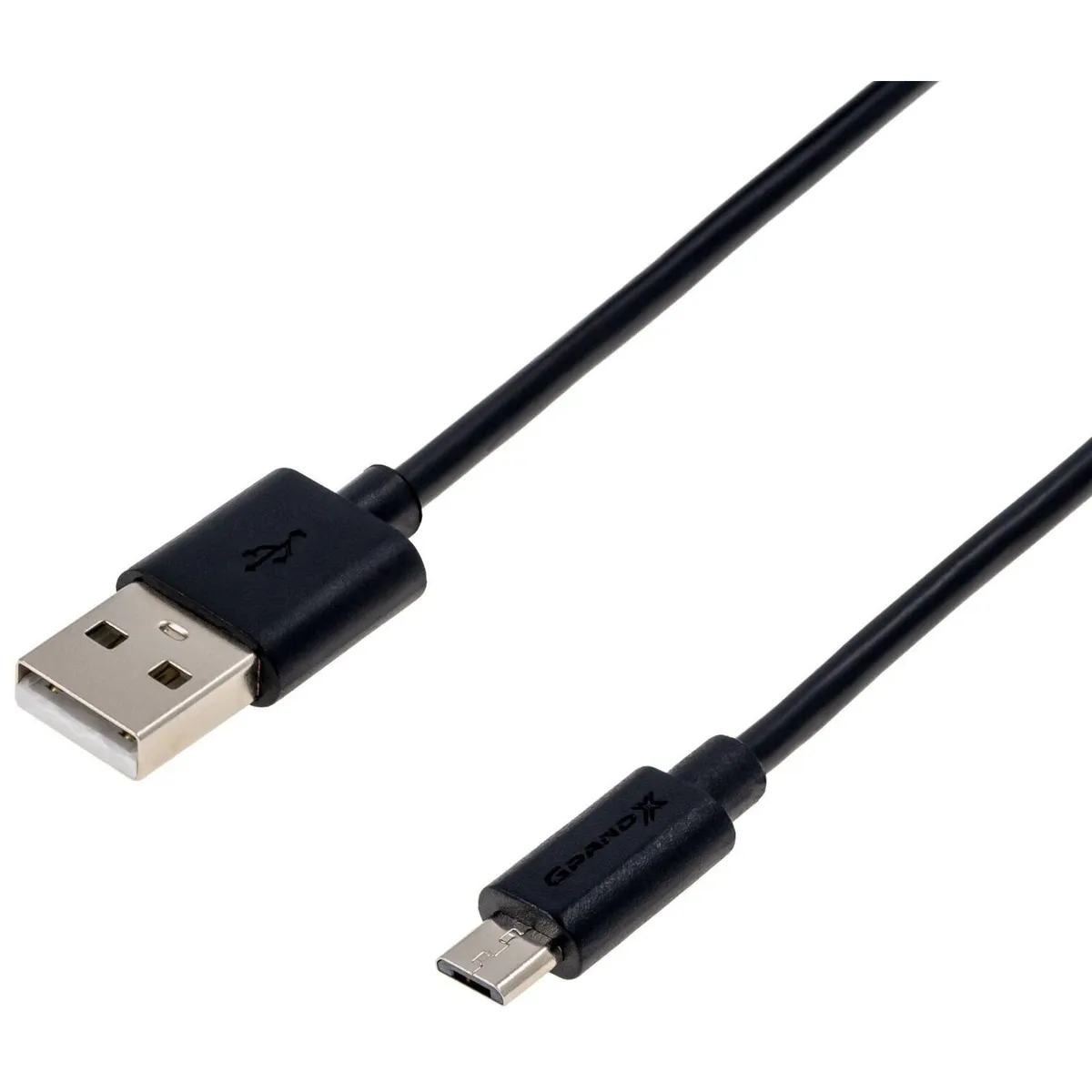 Кабель Grand-X USB - micro USB (M/M), Cu, 2.5 м, Black (PM025B) - мініатюра 4