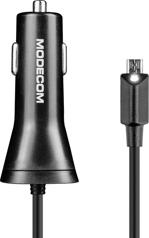 Автомобільний зарядний пристрій Modecom Royal KULU-01 (1USBx2.4A) Black (ZT-MC-KULU-01) - зображення 1