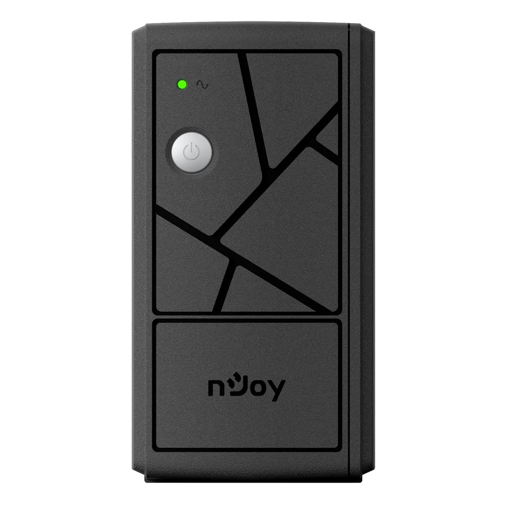 Джерело безперебійного живлення NJOY Keen 600 (UPLI-LI060KE-CG01B) Lin.int., AVR, 2 x евро, пластик - мініатюра 3
