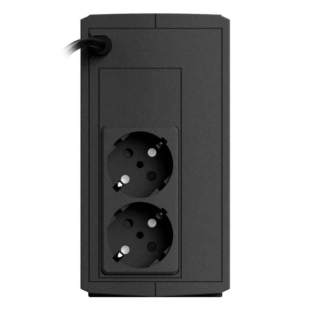 Джерело безперебійного живлення NJOY Keen 600 (UPLI-LI060KE-CG01B) Lin.int., AVR, 2 x евро, пластик - мініатюра 4