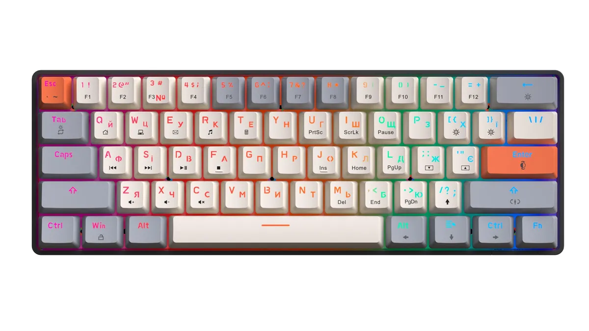 Клавіатура GamePro MK130 V2 Infinity QLAB Sakura Black (MK130-V2-B-QS) - мініатюра 2