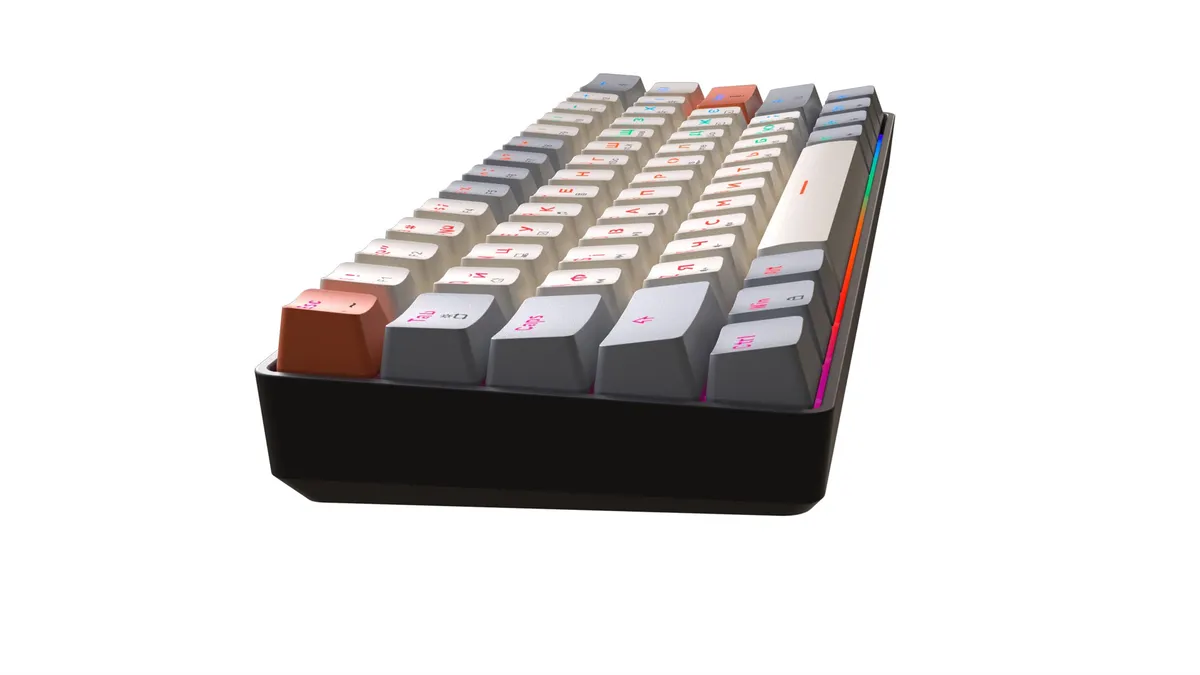 Клавіатура GamePro MK130 V2 Infinity QLAB Sakura Black (MK130-V2-B-QS) - мініатюра 6