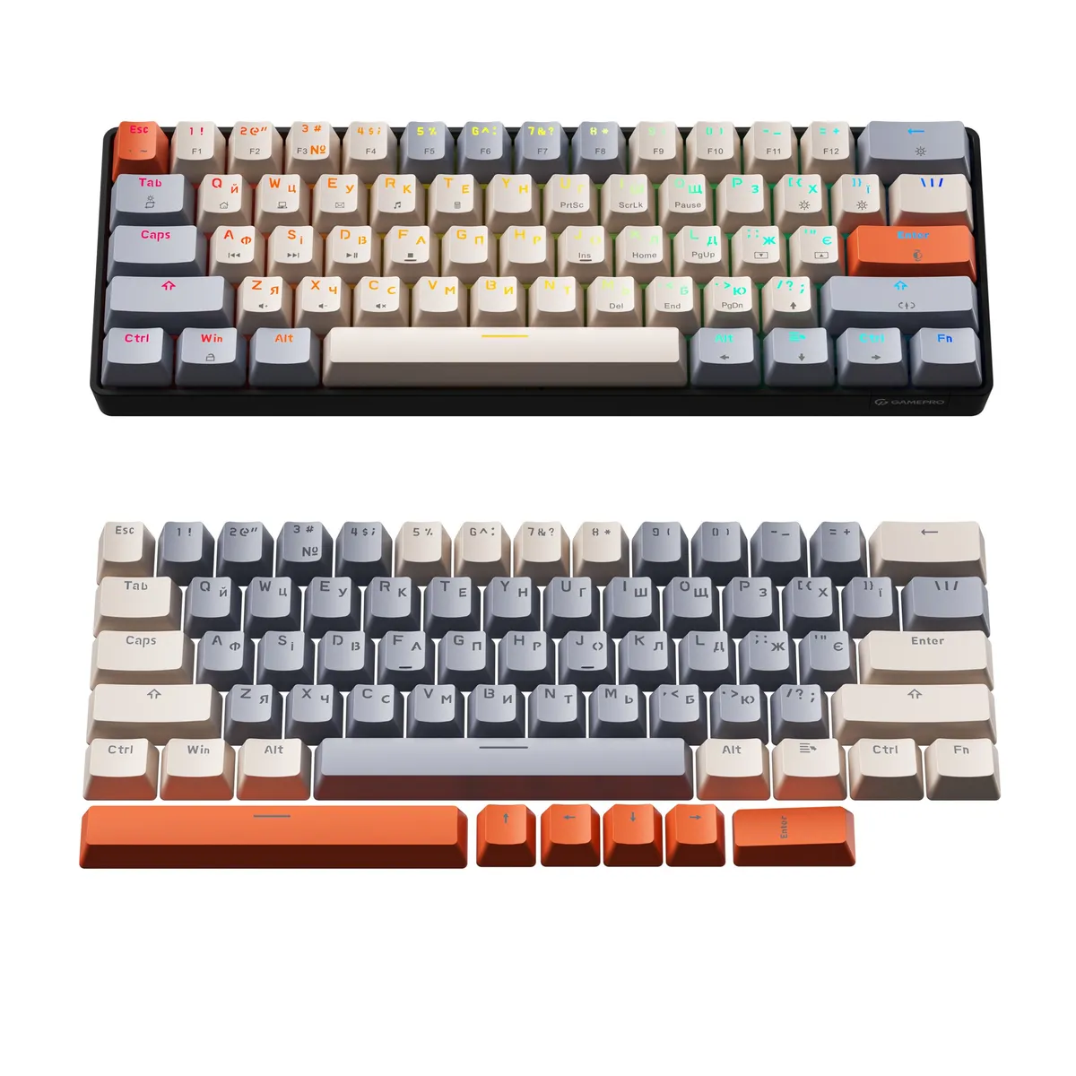 Клавіатура GamePro MK130 V2 Infinity QLAB Sakura Black (MK130-V2-B-QS) - мініатюра 7