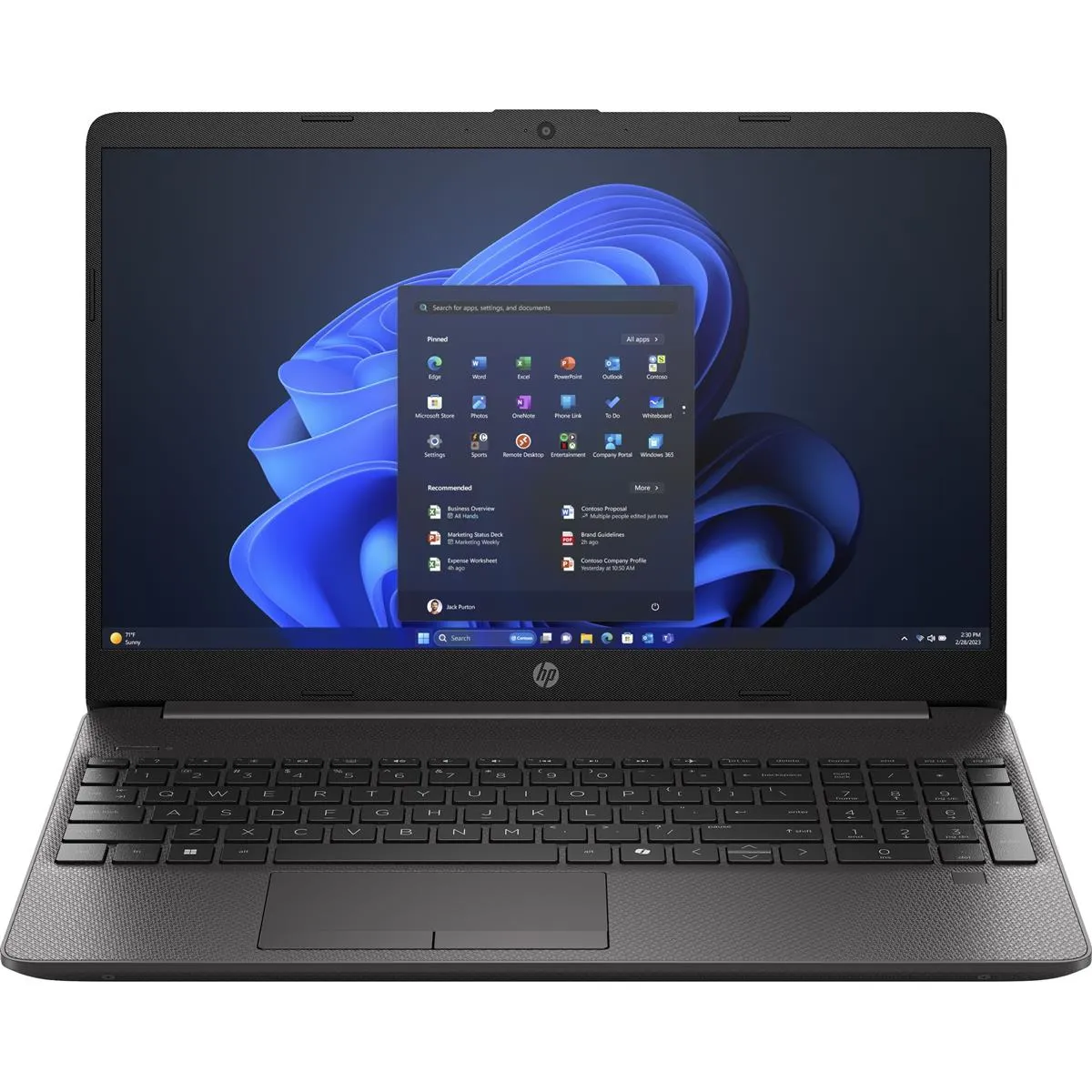 Ноутбук HP 250R G9 (D8VX9AT) Dark Ash Silver - зображення 1