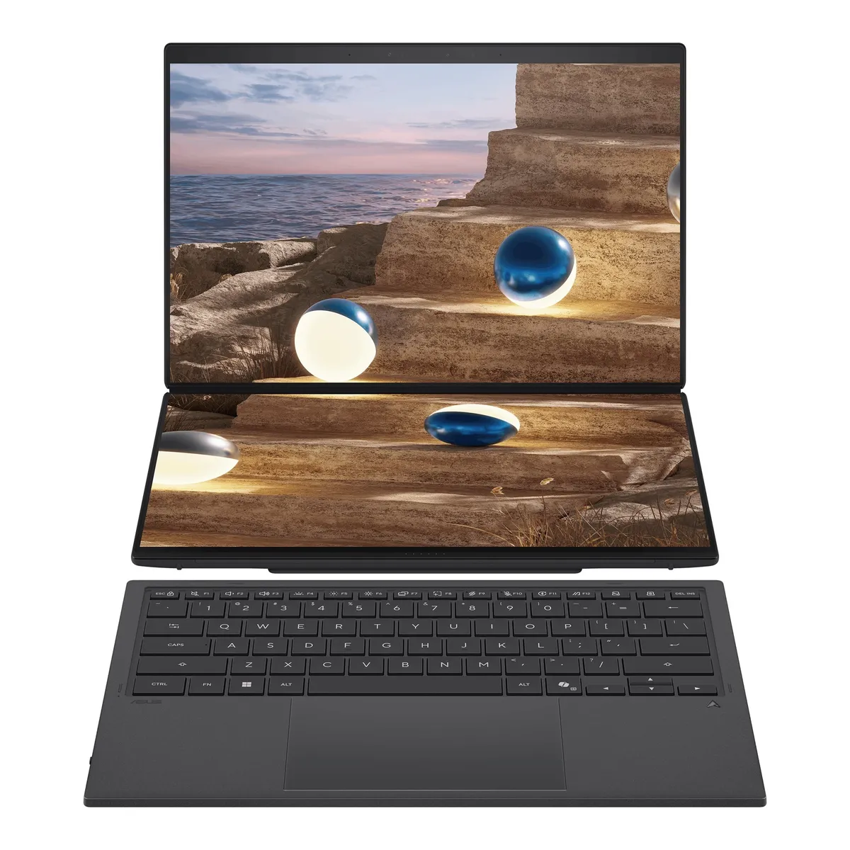 Ноутбук Asus Zenbook Duo UX8407AA-SN216X (90NB16V1-M00A40) Moher Gray - зображення 1
