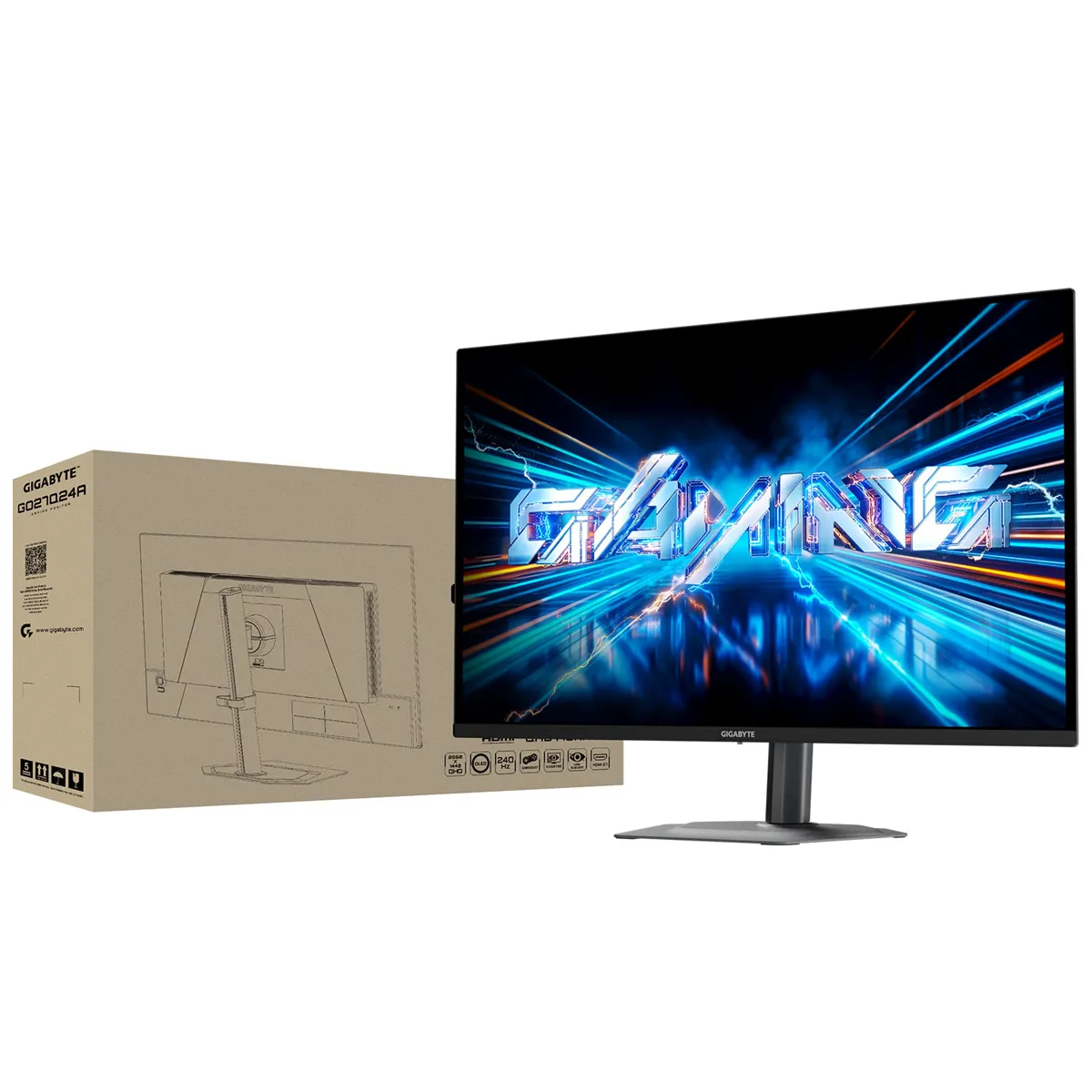 Монітор Gigabyte 27" Gaming GO27Q24A QD-OLED Black 240Hz - мініатюра 6