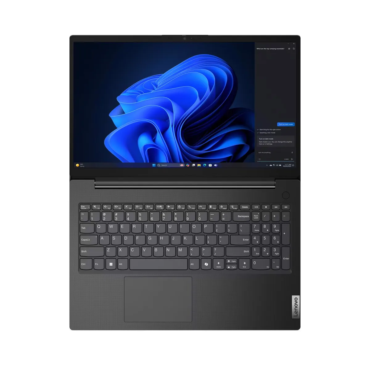 Ноутбук Lenovo V15 G5 IRL (83GW00BTRA) Business Black - мініатюра 6
