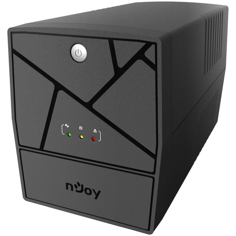 Джерело безперебійного живлення NJOY Keen 1000 (UPLI-LI100KU-CG01B), Lin.int., AVR, 4 x евро, USB, пластик - мініатюра 11