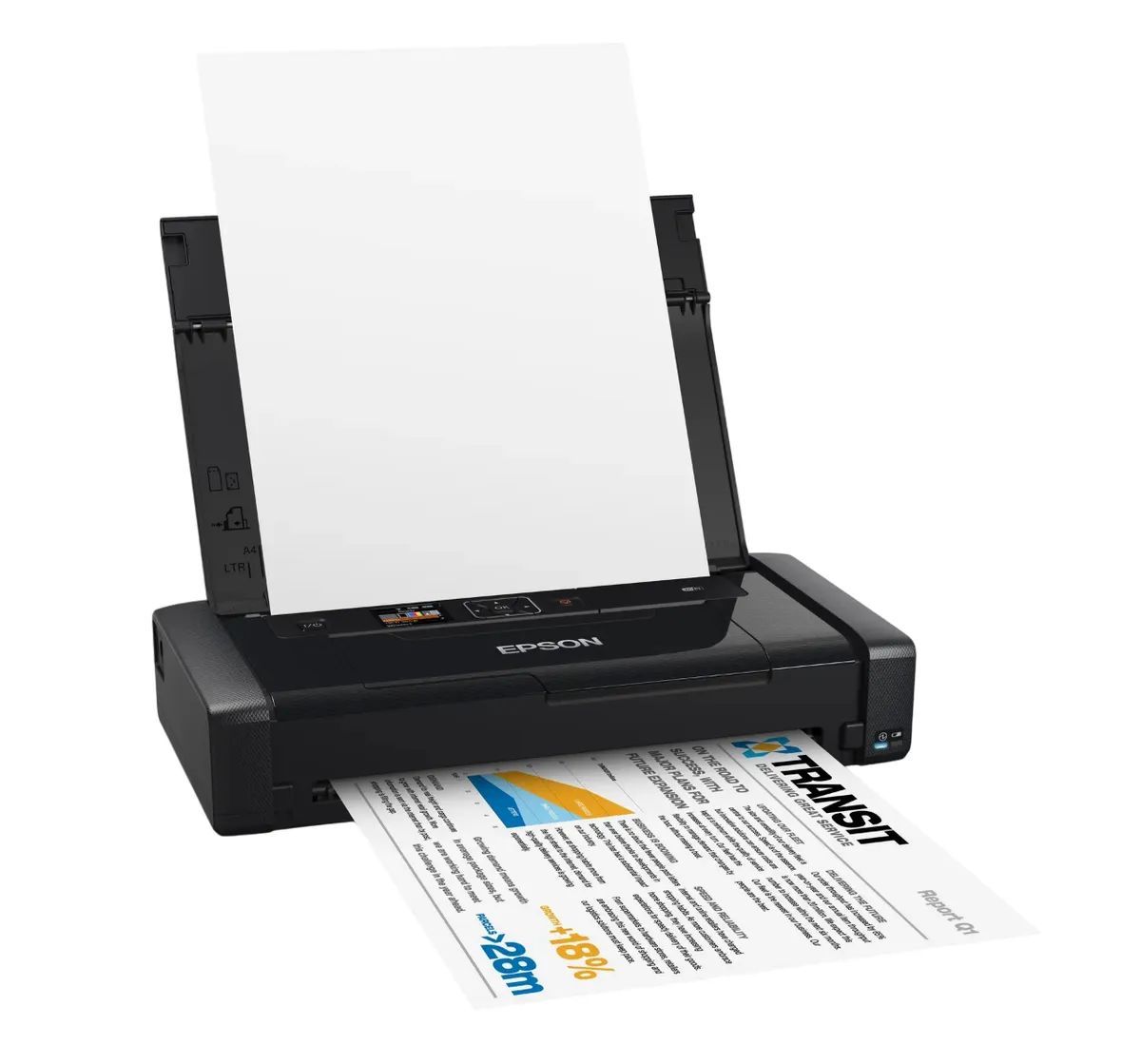Принтер А4 Epson WorkForce WF-100W mobile з Wi-Fi (C11CE05403) - мініатюра 8