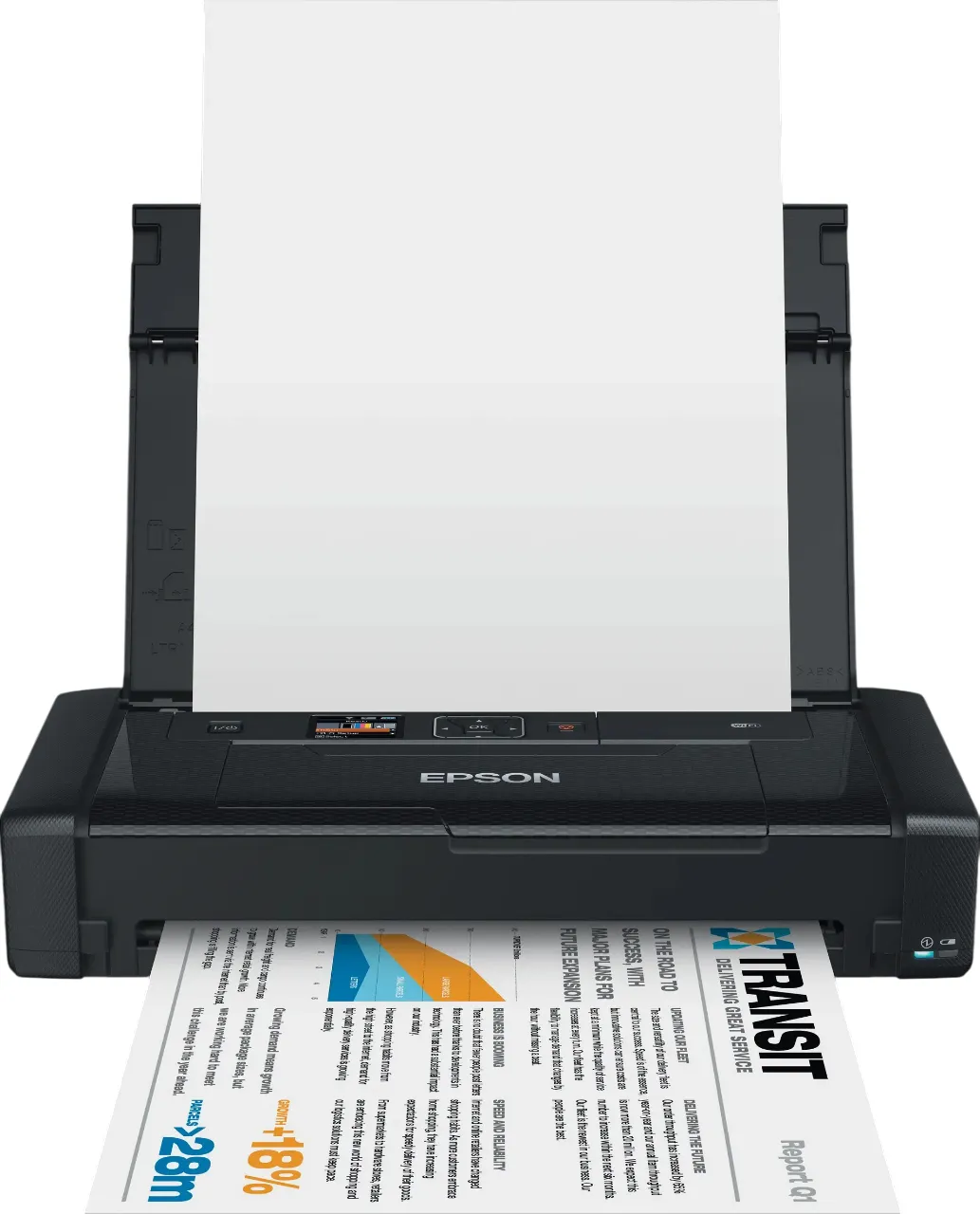 Принтер А4 Epson WorkForce WF-100W mobile з Wi-Fi (C11CE05403) - мініатюра 9