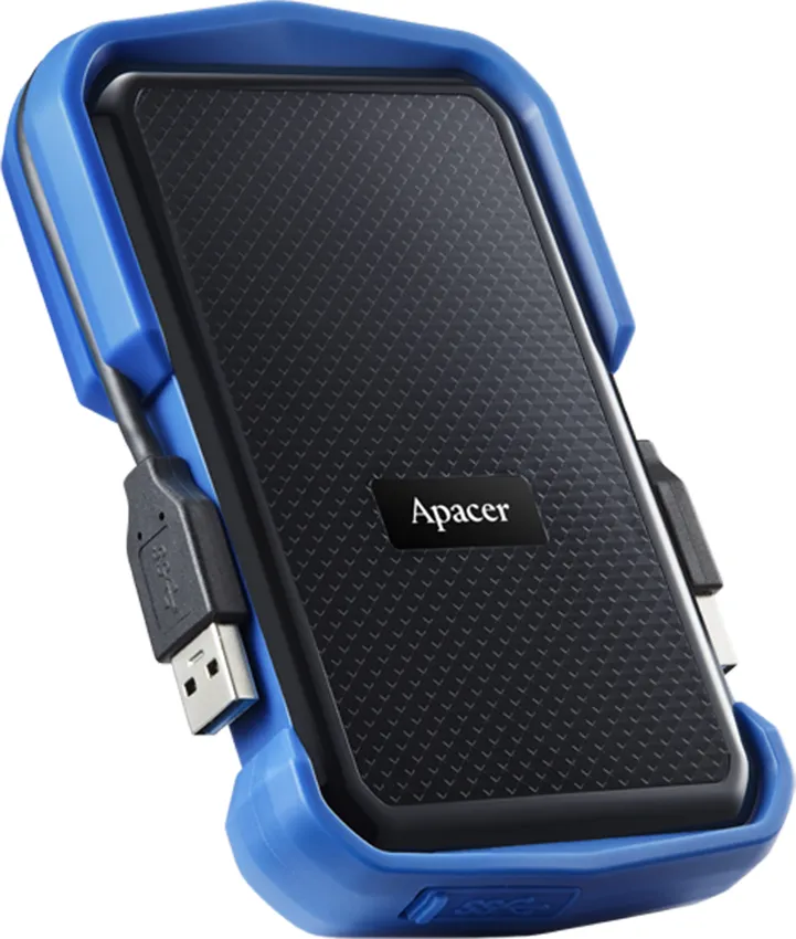 Зовнішній жорсткий диск 2.5" USB 2.0TB Apacer AC631 Black/Blue (AP2TBAC631U-1) - зображення 1