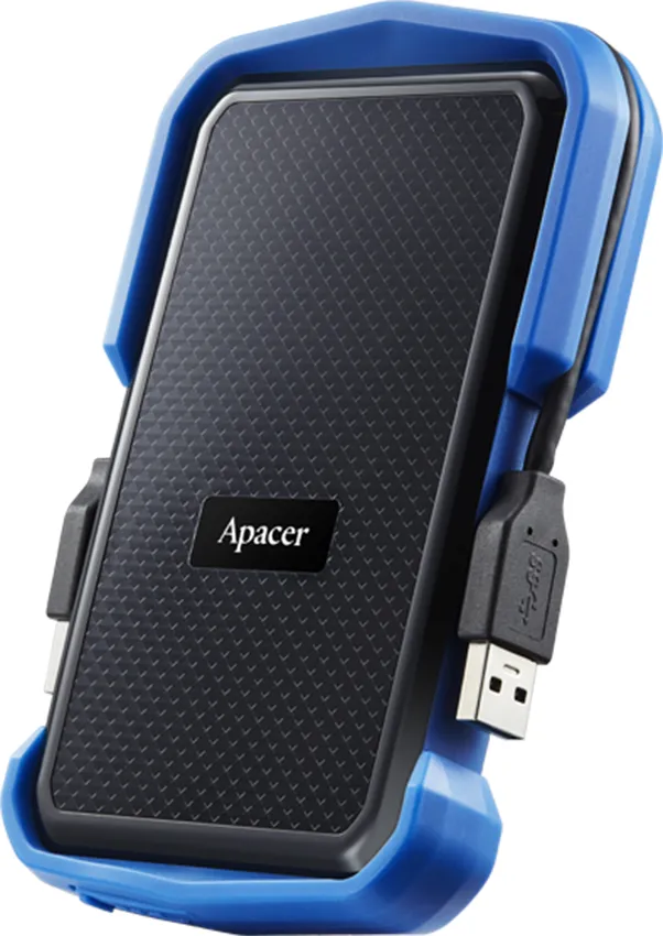 Зовнішній жорсткий диск 2.5" USB 2.0TB Apacer AC631 Black/Blue (AP2TBAC631U-1) - мініатюра 2