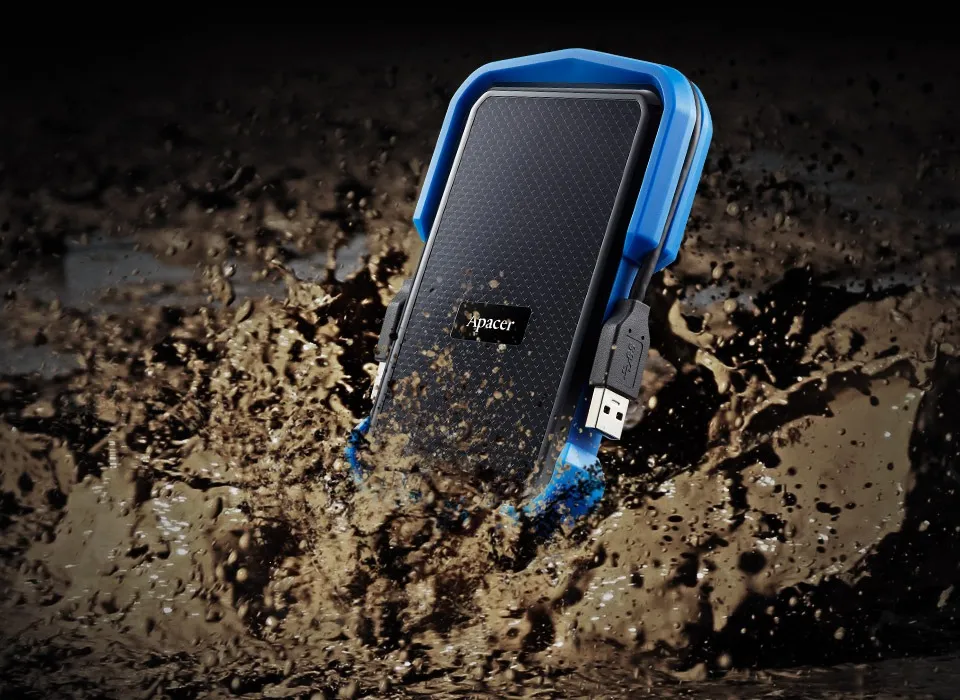 Зовнішній жорсткий диск 2.5" USB 2.0TB Apacer AC631 Black/Blue (AP2TBAC631U-1) - мініатюра 9