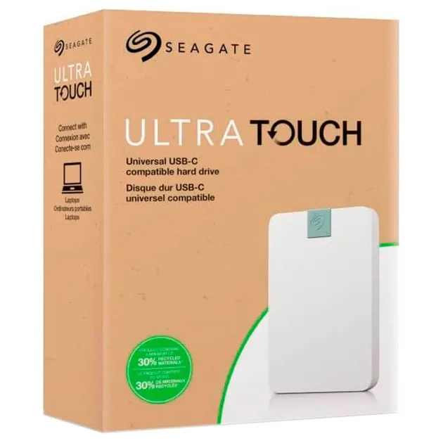 Зовнішній жорсткий диск 2.5" USB 2.0TB Seagate Ultra Touch Cloud White (STMA2000400) - мініатюра 8