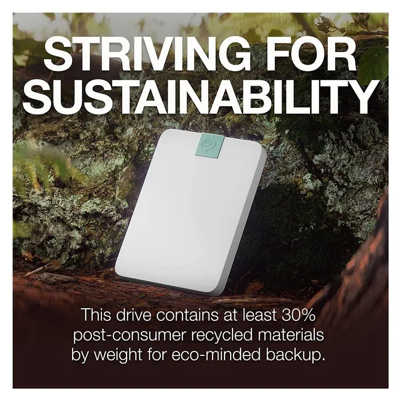 Зовнішній жорсткий диск 2.5" USB 2.0TB Seagate Ultra Touch Cloud White (STMA2000400) - мініатюра 9
