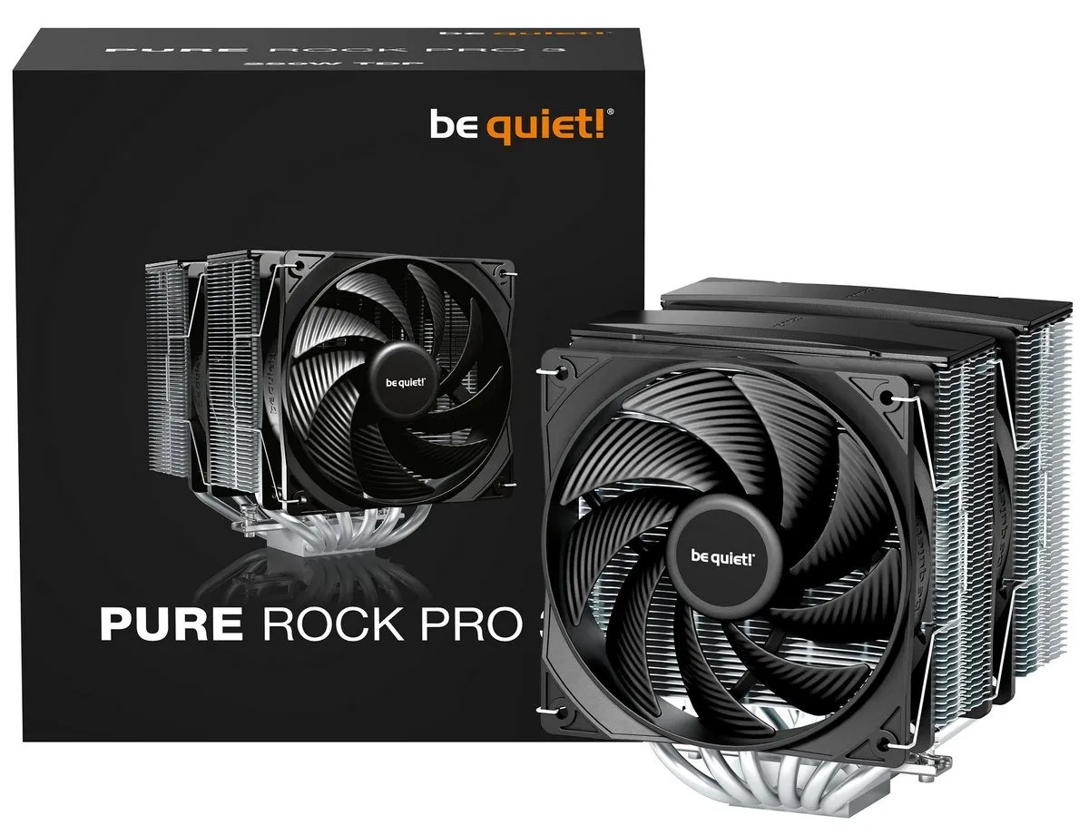 Кулер процесорний be quiet! Pure Rock Pro 3 Black (BK041) - мініатюра 6